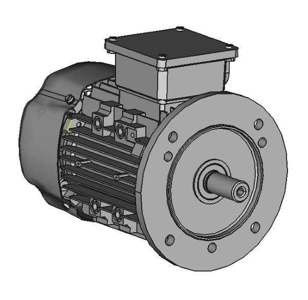 IE2 080 A 4 0,55 3AC-ASYNCHRON-MOTOR IM 3001/B5 FF165 (A200) Flansch