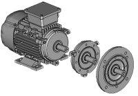 IE3 071 C 2 0,75 3AC-ASYNCHRON-MOTOR PROGRESSIV IM 3601/B14A FT85 (A105) Flansch