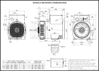 ECP34-2S/4c 100/120 kVA Synchrongenerator