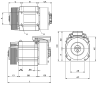 M24S DIRECT DRIVE LIFT PM-SYNCHRONOUS MOTOR 140NM, MAX PAY LOAD 320KG