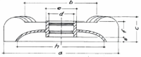 CS Lüfterflügel; Kunststoff 071 AussenØ 123mm (min. 099mm); Höhe 26mm Buchse Ø14 mm