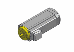 zylindrisch Ø48x110 mm mit B5 Flansch Ø160/130/110 mm  Ø350/300/250 mm